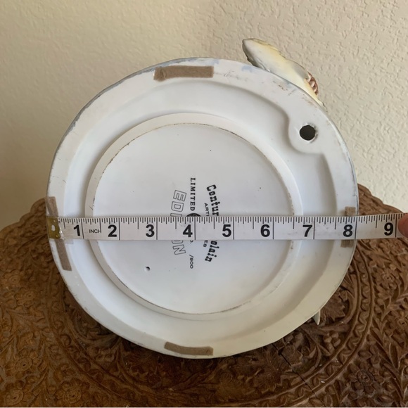 Bill Ohrmann Porcelain Bear Cub Trout Fish Sculpture Cabin Decor Approx 13”x8” - Picture 13 of 14